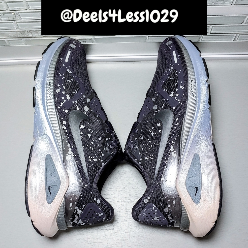 Nike Air Zoom Structure 26 SE Splatter Running Womens Cave Purple Black Grey - Picture 5 of 6